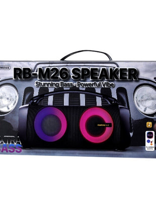 Outdoor Hand Lifted Double Terminal Bluetooth Speaker Plaza Dance Sports Portable Sound - REMAX