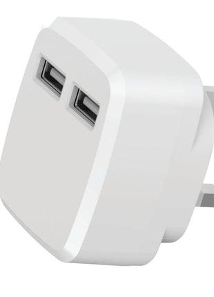 Premium Quality Exquisite Design Dual USB Travel Charge - White