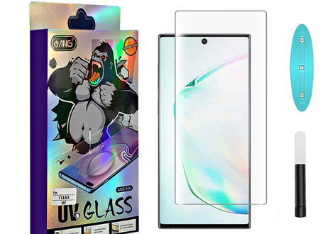 UV Glue Tempered Glass Screen Protector For Samsung Galaxy Note Series Note 9 Note 10 Note 20 / Ultra