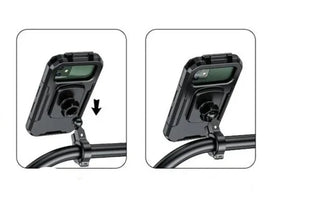 Waterproof  Motorcycle Bike Phone Holder Case Mount Stand