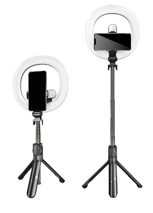 Tripod Selfie Stick with Ring Light